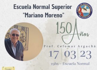 150° aniversario de la escuela Normal: El Centro Cultural Urquiza invita a la charla que dará el profesor Argachá