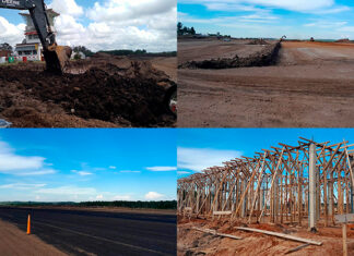 Continua la construcción del aeropuerto de Concordia