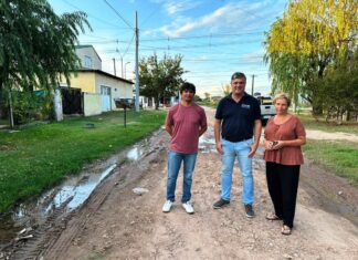 Tras el diálogo con los vecinos. Expusieron los problemas existentes en Villa Itapé