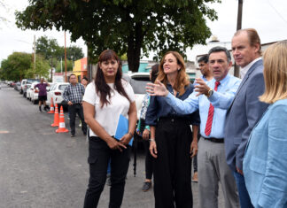 Bordet recorrió las obras del Yrigoyen