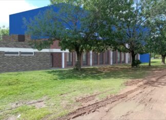La construcción del nuevo «Centro deportivo y cultural Evita» avanzó un 50%