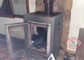 BOMBEROS. Una salamandra provocó un incendio