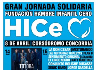 De la mano de la Fundación HICe llegan a Concordia Los Totora, Monchito Merlo y La Mancha de Rolando.