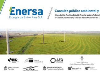 Enersa lleva a cabo hoy una consulta pública ambiental y social por obras eléctricas