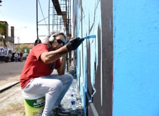 Urugraff 2023. Muralistas plasmaron sus obras en la zona portuaria