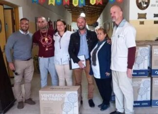 El cantante Emanuel Noir donó 71 ventiladores