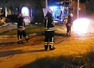 En Santa Teresita y Ruiz Moreno. Sofocaron el incendio en una garrafa.