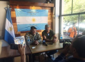 Ex combatiente condecorado se encuentra en la ciudad