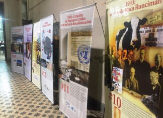 La muestra itinerante sobre Malvinas está en la ciudad