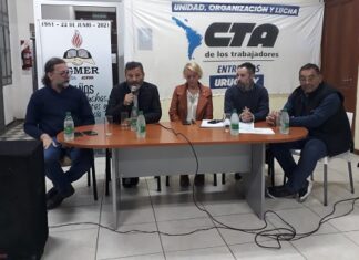 Se realizó el acto de asunción de la conducción de la CTA del departamento Uruguay