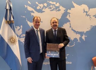 Bordet se reunió con Alfonsín para potenciar comercialización de citrus entrerriano en España