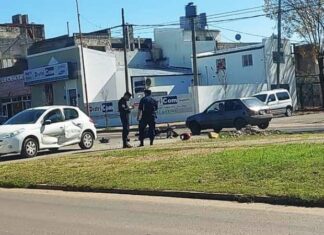 Un menor de edad terminó internado tras un choque