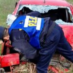 Pagina 7 Dos personas internadas tras un vuelco en la Autovía Artigas