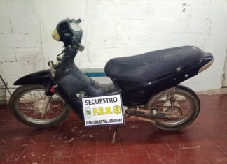 Recuperan moto robada en Colón