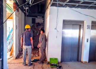 Recorrieron los avances de las obras en el Hospital