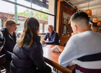 Frigerio visitó La Histórica y conversó con LA CALLE