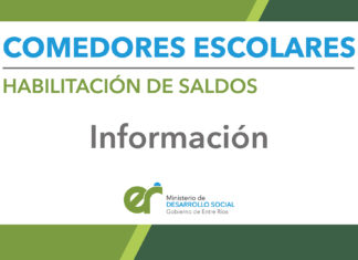 Se acreditan los fondos de Comedores
