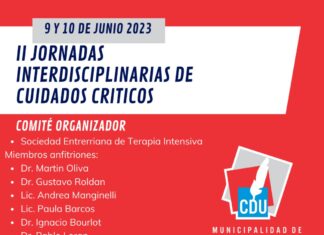 Este viernes 9 y sábado 10 de junio se desarrollarán las «Segundas jornadas Interdisciplinarias de Cuidados Críticos»