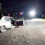 Pagina 7 Conductor de un auto murió tras choque frontal