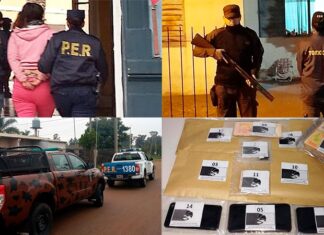 Quedaron tres detenidos tras múltiples allanamientos
