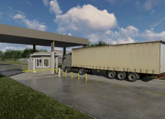 Parque Industrial: Construyen una garita de control en el ingreso a las instalaciones del lugar