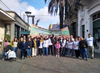 Los docentes y la marcha para repudiar la represión