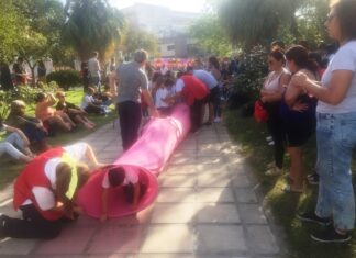 Los Jardines celebraron su día en los parques
