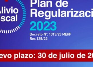 Hasta el 30 de julio. Se extiende el plan de regulación tributaria