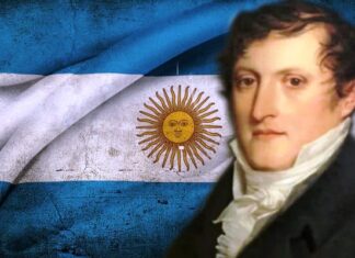 En plaza Ramírez. Se evoca el aniversario del deceso de Manuel Belgrano