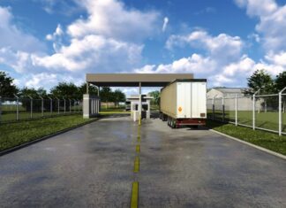 Instalan la garita de control en el Parque Industrial