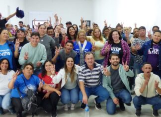 Bisogni sumó el respaldo del Movimiento Evita