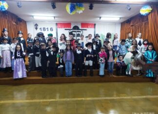 Escuelas uruguayenses recordaron el 9 de Julio