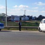 Pagina 6 Conductor resultó ileso tras protagonizar un vuelco
