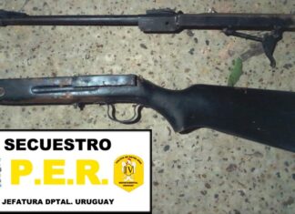 Secuestraron un arma de fuego modificada