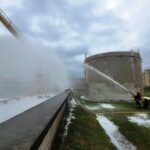 Pagina 7 Realizaron un simulacro de incendio en la planta de YPF