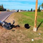Pagina 7 Una moto chocó con dos vehículos