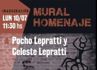 Hoy se inaugura el mural homenaje a los Lepratti a cargo del artista Teko Garrido