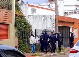 Tres detenidos con armas y marihuana en el centro