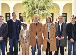 Bordet formalizó el inicio de obras en escuelas técnicas