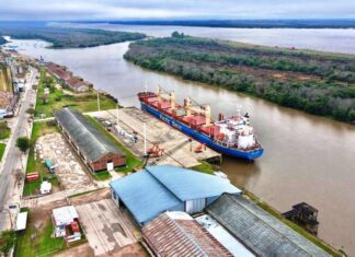 El Iwagi Island ya está en el Puerto uruguayense