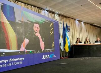 Zelensky respondió preguntas de alumnos de la UBA y dijo que las relaciones con Argentina no son estrechas