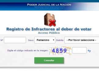 Infractores: Si no votaste en las elecciones tenés que presentar un certificado que justifique la ausencia