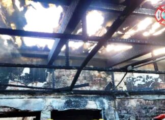Un incendio consumió por completo una vivienda