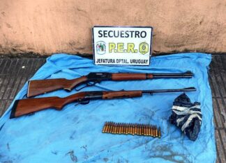 Dos personas detenidas por tenencia ilegal de armas de fuego