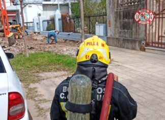 Bomberos intervinieron en dos escapes de gas