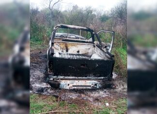 Robaron camioneta en Colón y la abandonaron