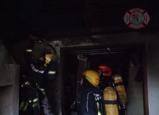 Lograron sofocar un principio de incendio en una vivienda