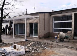 Dos jardines municipales con las obras avanzadas