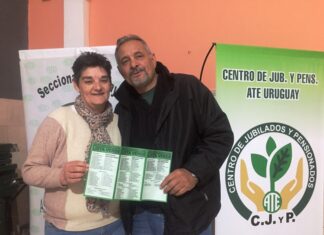 Lista verde. “Estamos felices por los logros en las paritarias”