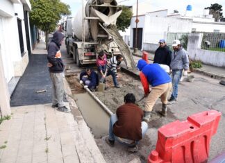 Prosigue la reparación de calles en la zona céntrica